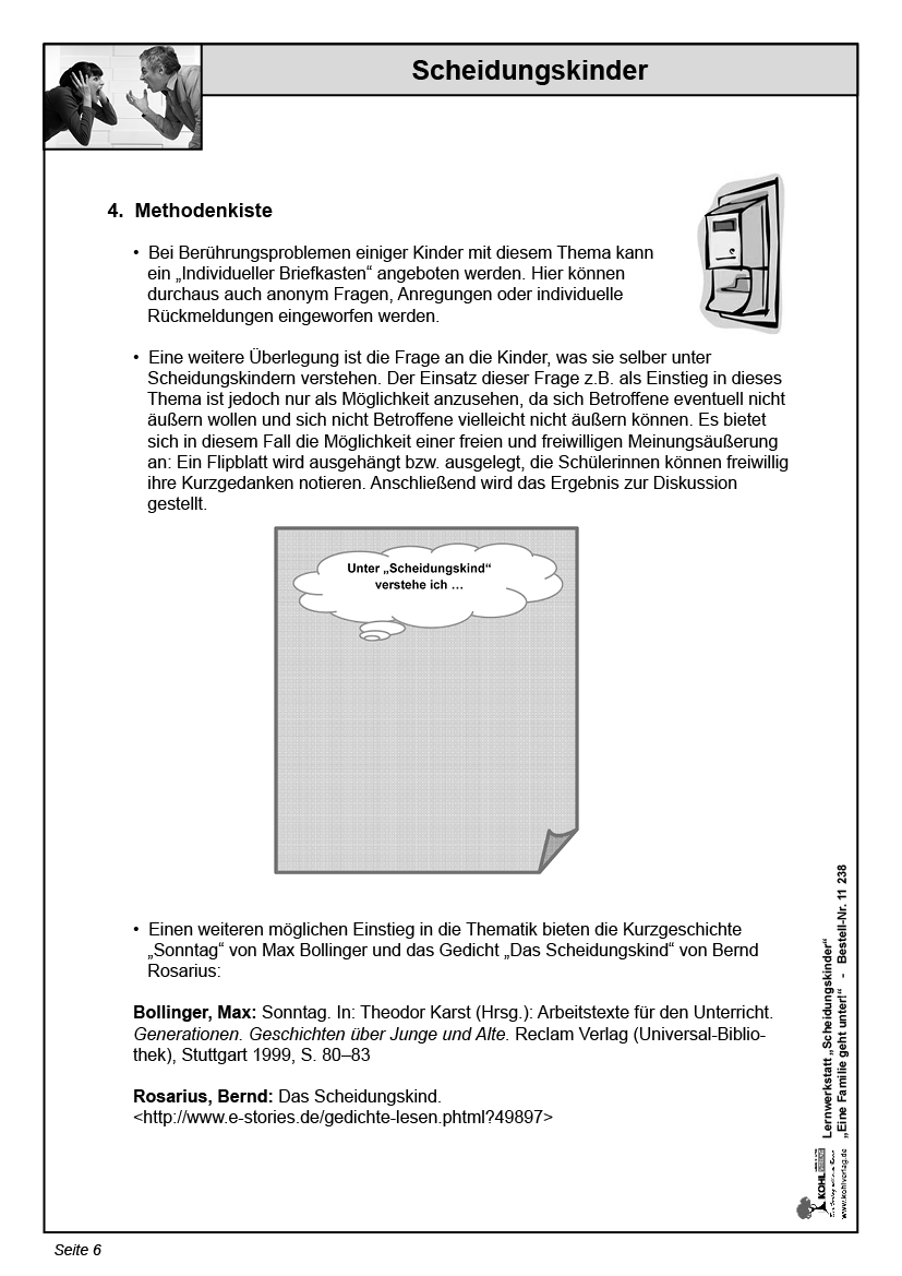 Lernwerkstatt Scheidungskinder