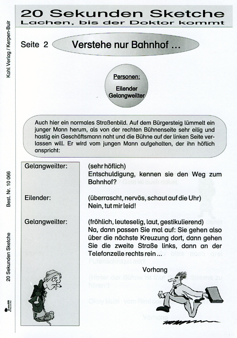 Sketche Für Kinder Zum Nachspielen Kostenlos 20 ganz kurze Mini-Sketche