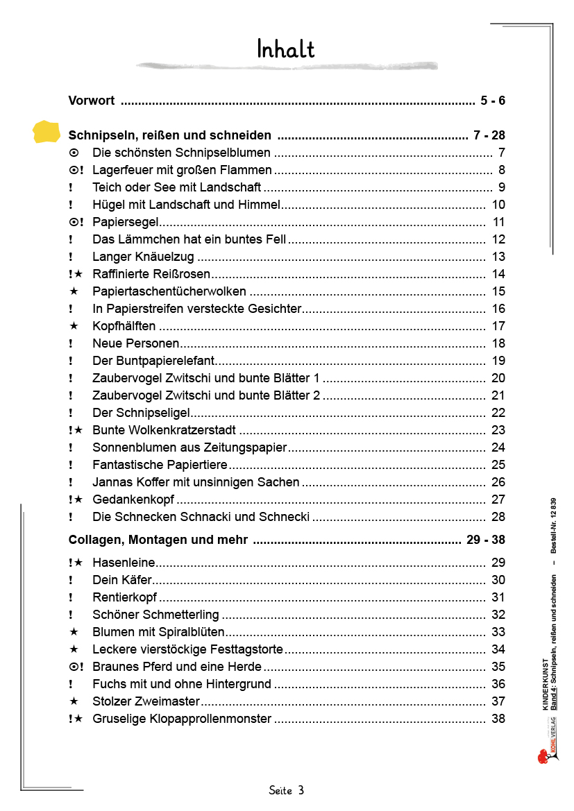 Kinderkunst / Band 4: Schnipseln, reißen & schneiden