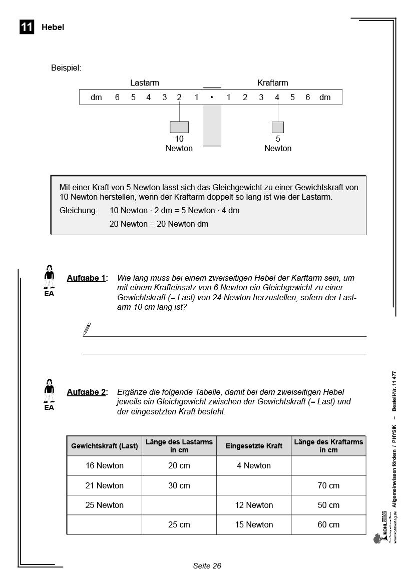 Allgemeinwissen fördern PHYSIK