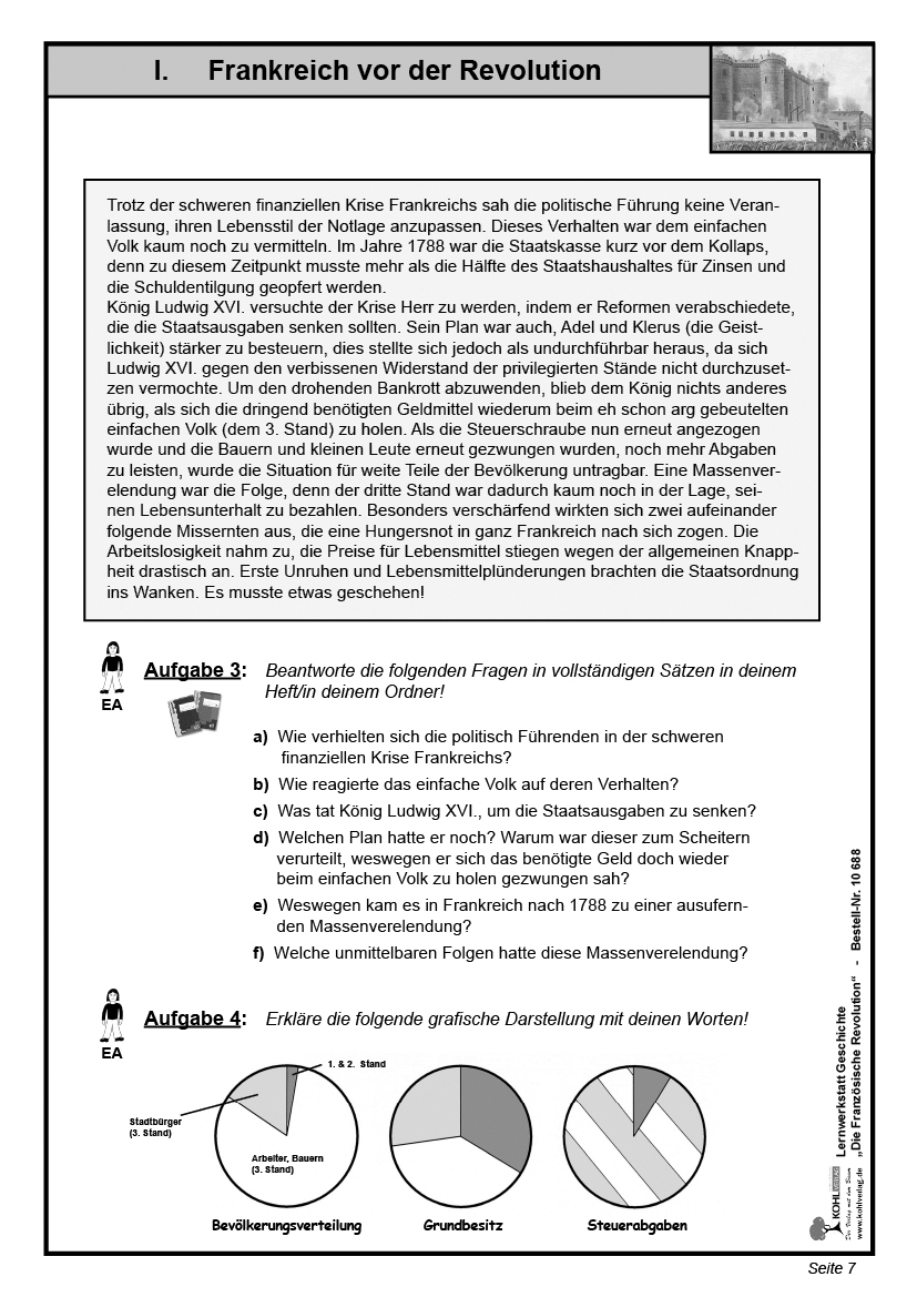 Lernwerkstatt Die Französische Revolution