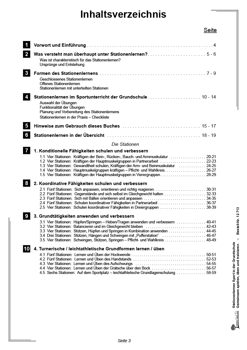 Stationenlernen Sport ... in der Grundschule