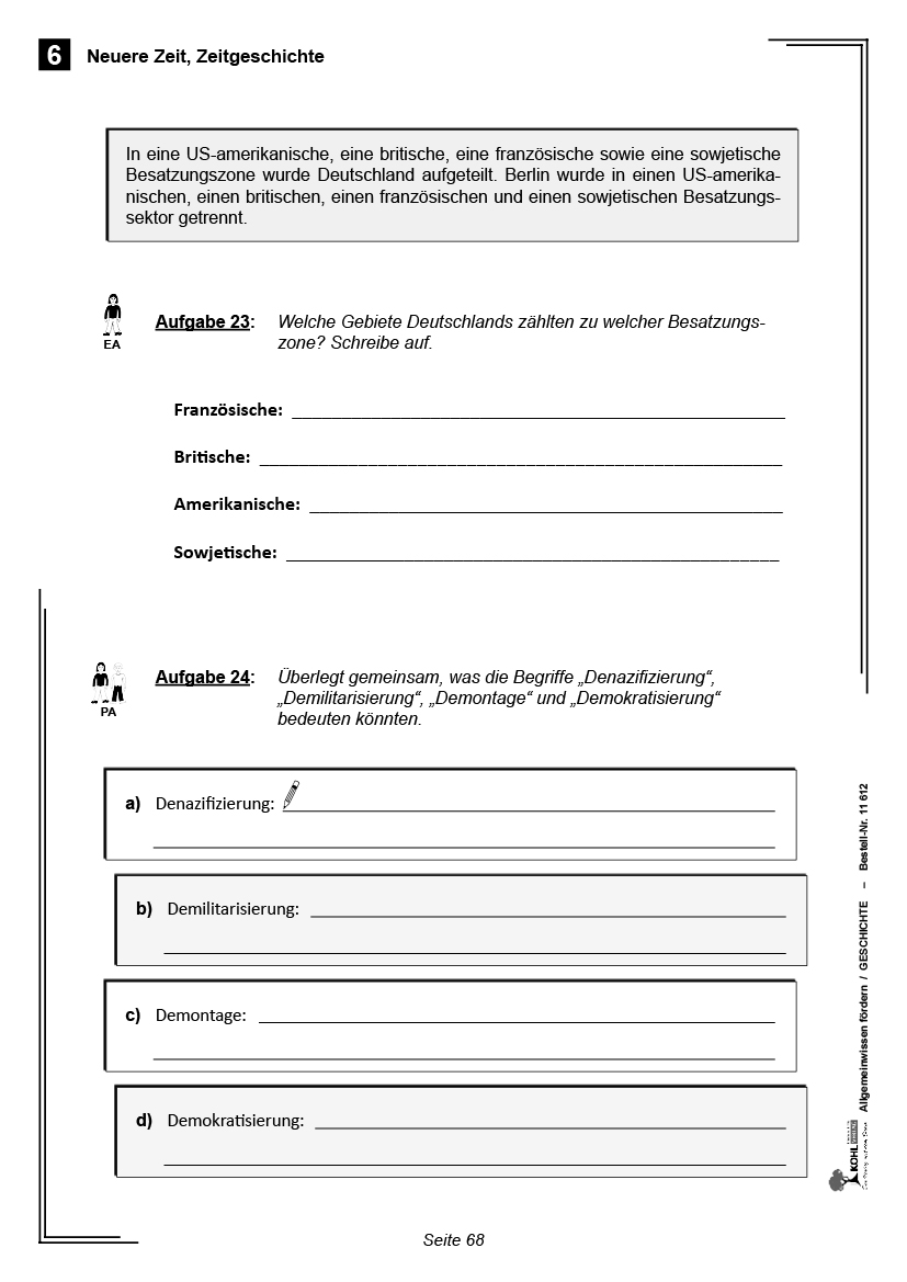 Allgemeinwissen fördern GESCHICHTE