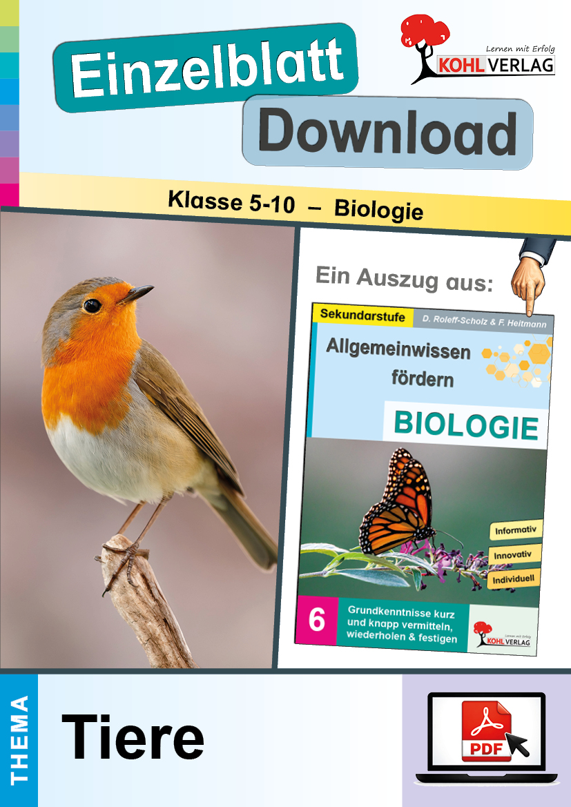 Allgemeinwissen fördern BIOLOGIE: Tiere