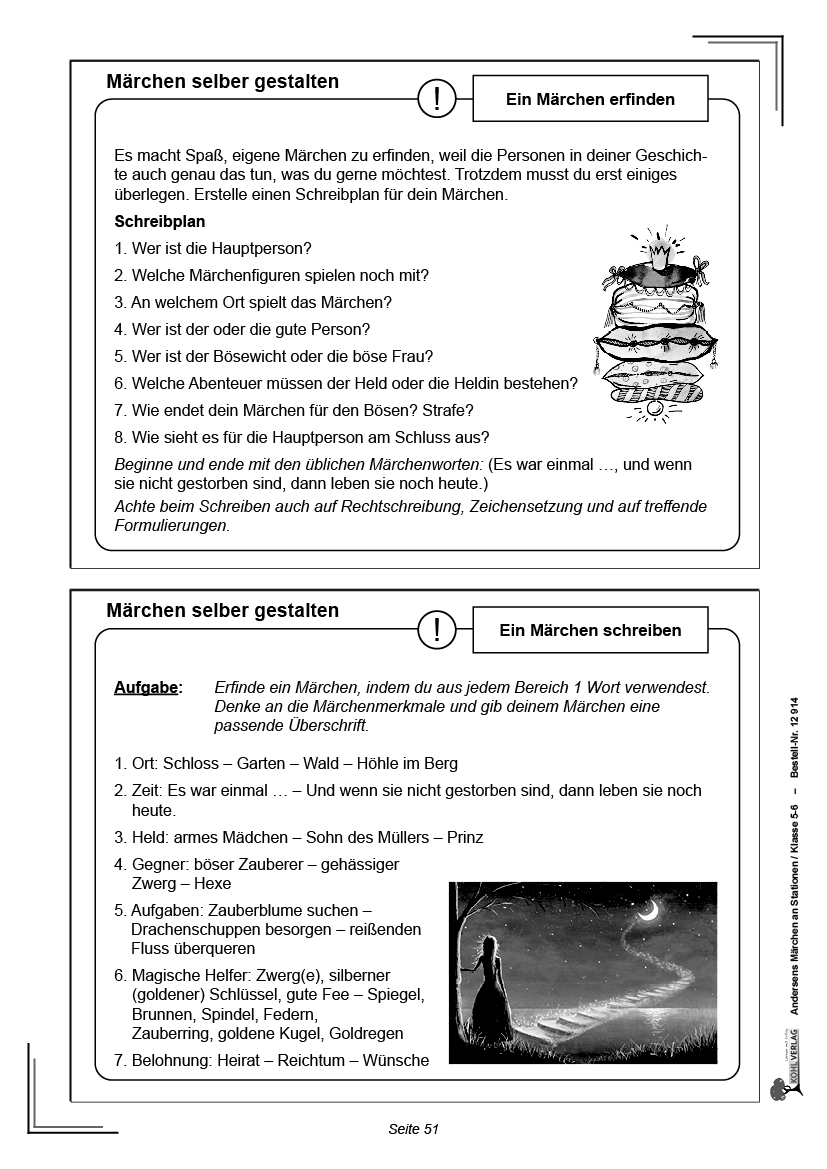 Andersens Märchen an Stationen / Klasse 5-6