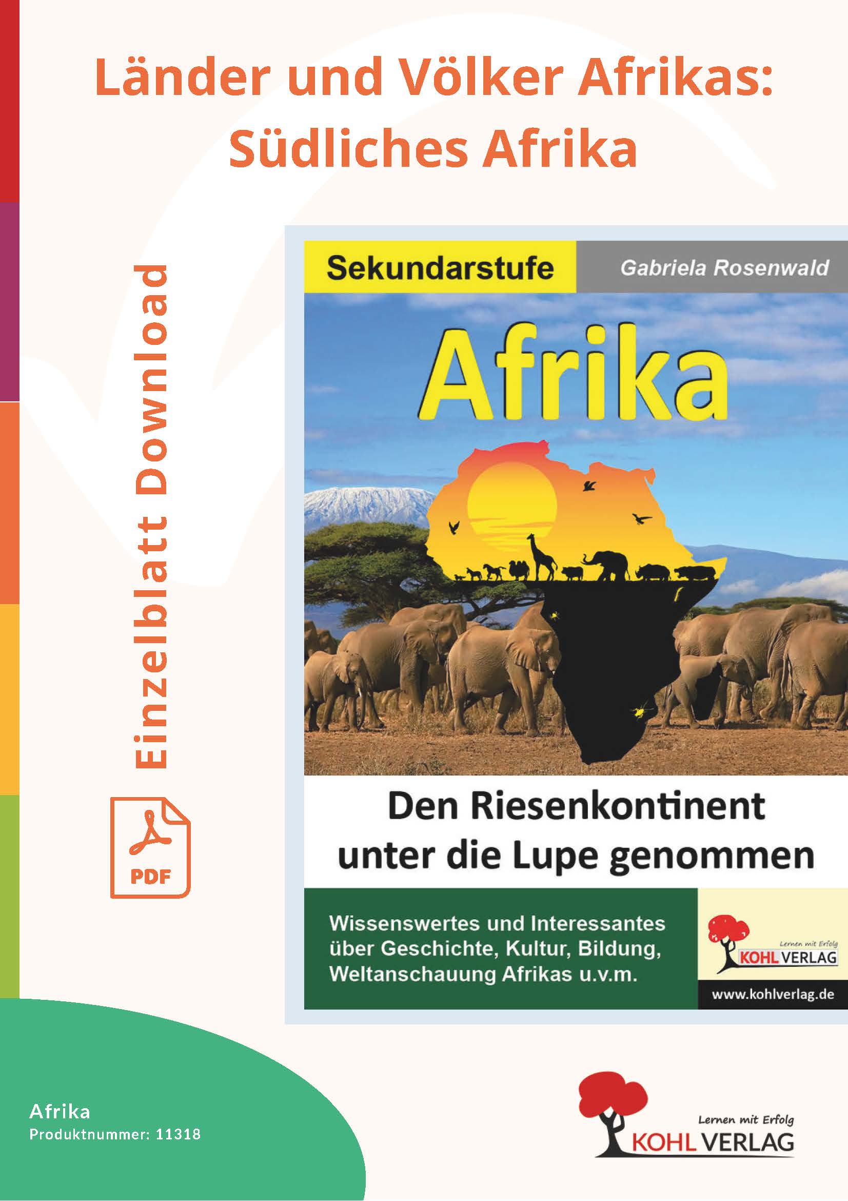 Afrika - Länder und Völker Afrikas: Südliches Afrika