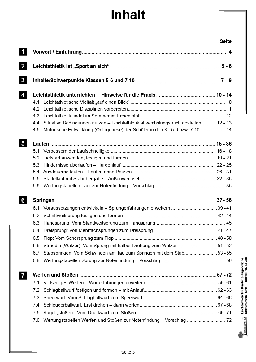 Leichtathletik für Kinder & Jugendliche / Sekundarstufe