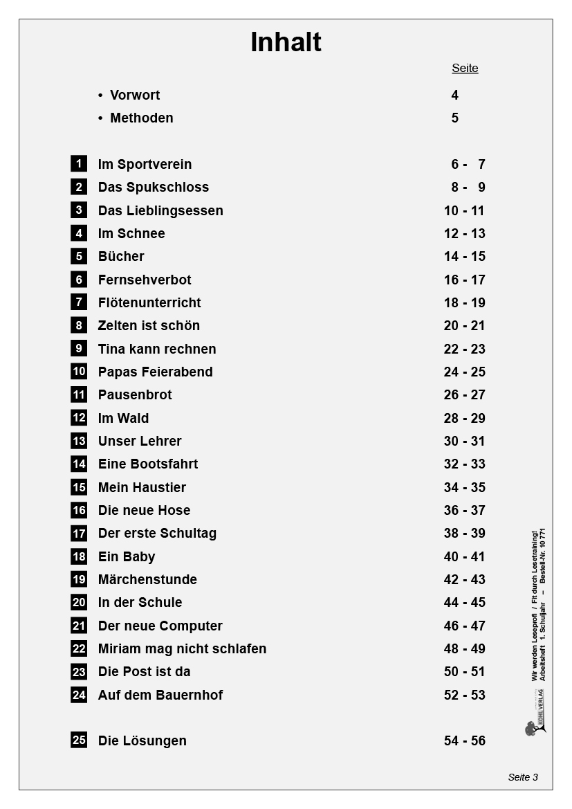 Wir werden Leseprofi - Arbeitsheft / Klasse 1