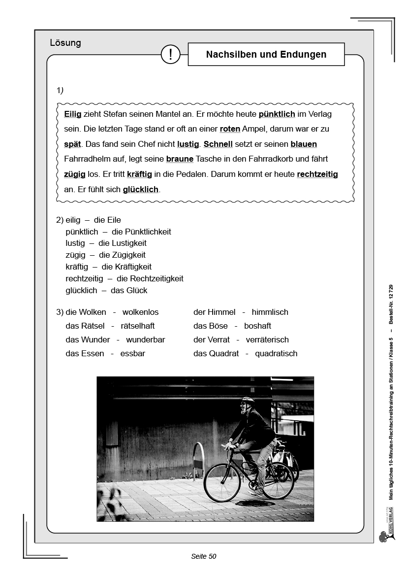 Mein tägliches 10-Minuten-Rechtschreibtraining an Stationen / Klasse 5