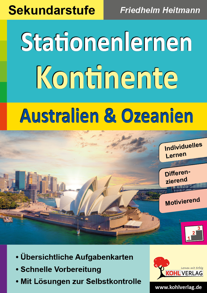 Stationenlernen Kontinente / Australien und Ozeanien Stationenlernen Kontinente / Australien und Ozeanien