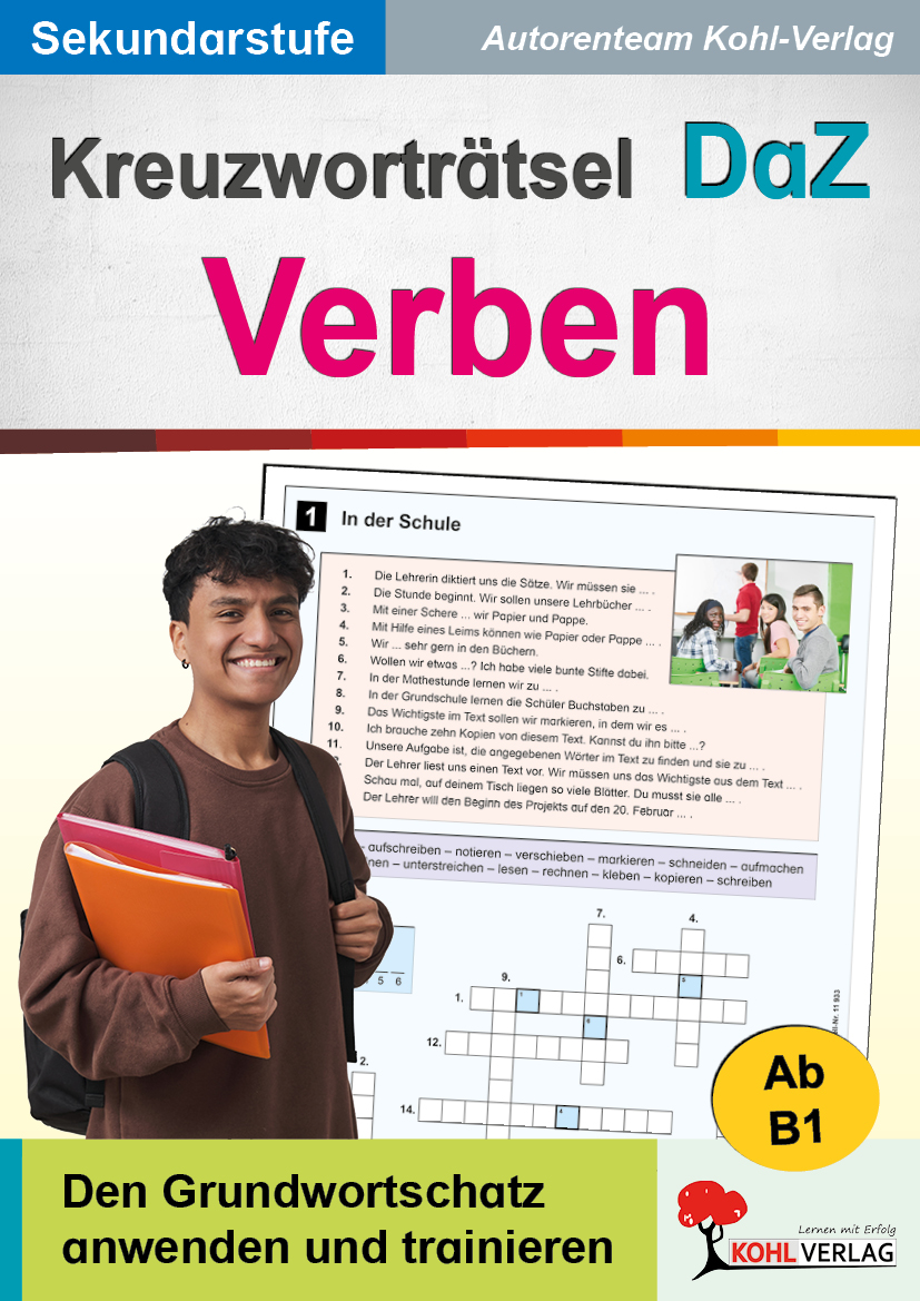Kreuzworträtsel DaZ - Verben