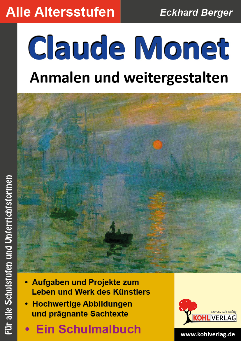 Claude Monet anmalen und weitergestalten