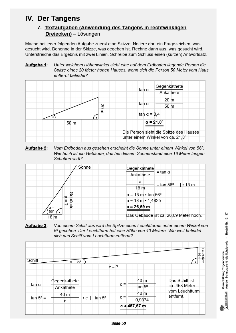 Grundbildung Trigonometrie