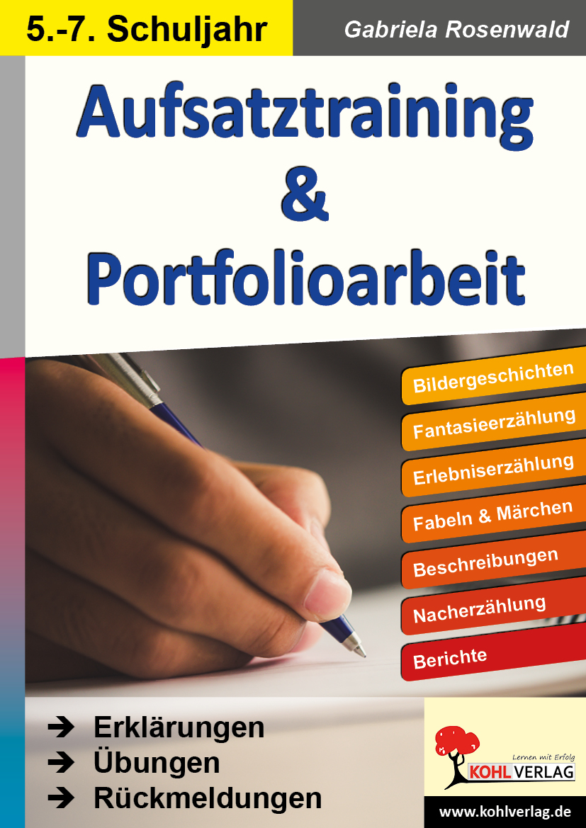 Aufsatztraining und Portfolioarbeit