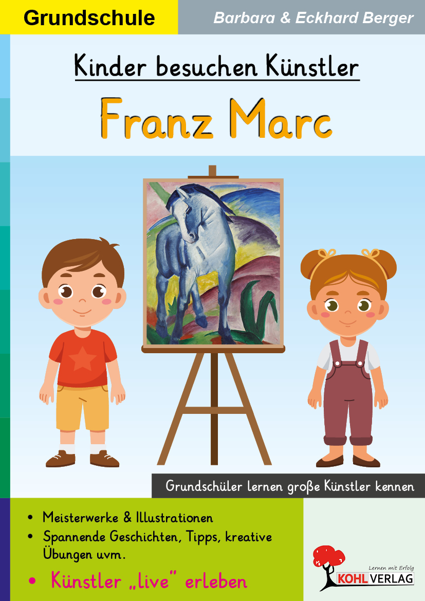 Kinder besuchen Künstler / Franz Marc