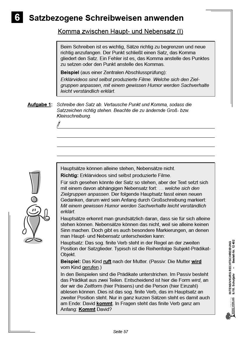 Intensivkurs Rechtschreibung / 9.-10. Schuljahr