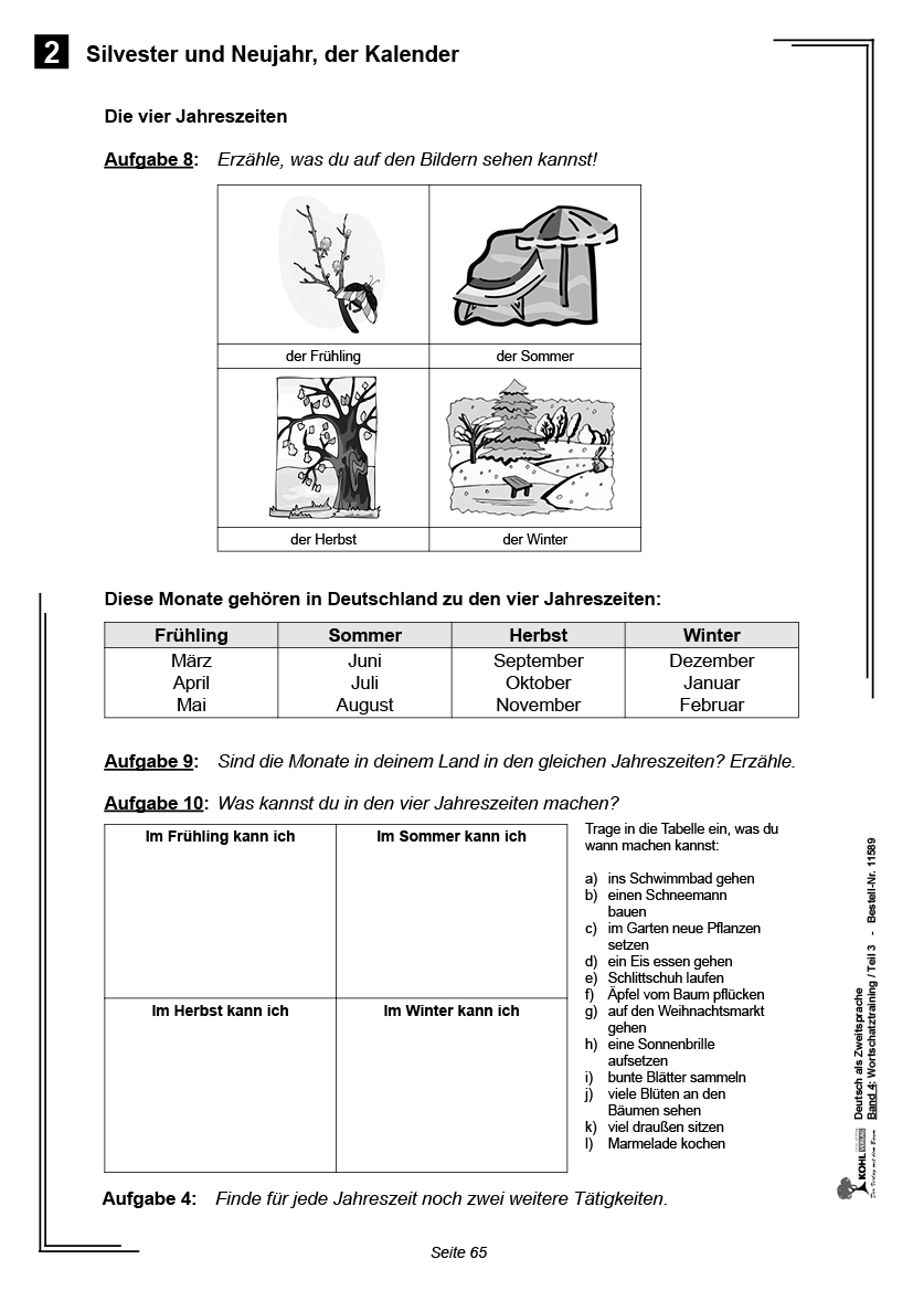 Deutsch als Zweitsprache in Vorbereitungsklassen / Band 4