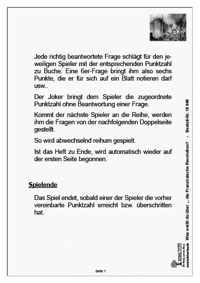 Was weißt du über ... die Französische Revolution? Was weißt du über ... die Französische Revolution?