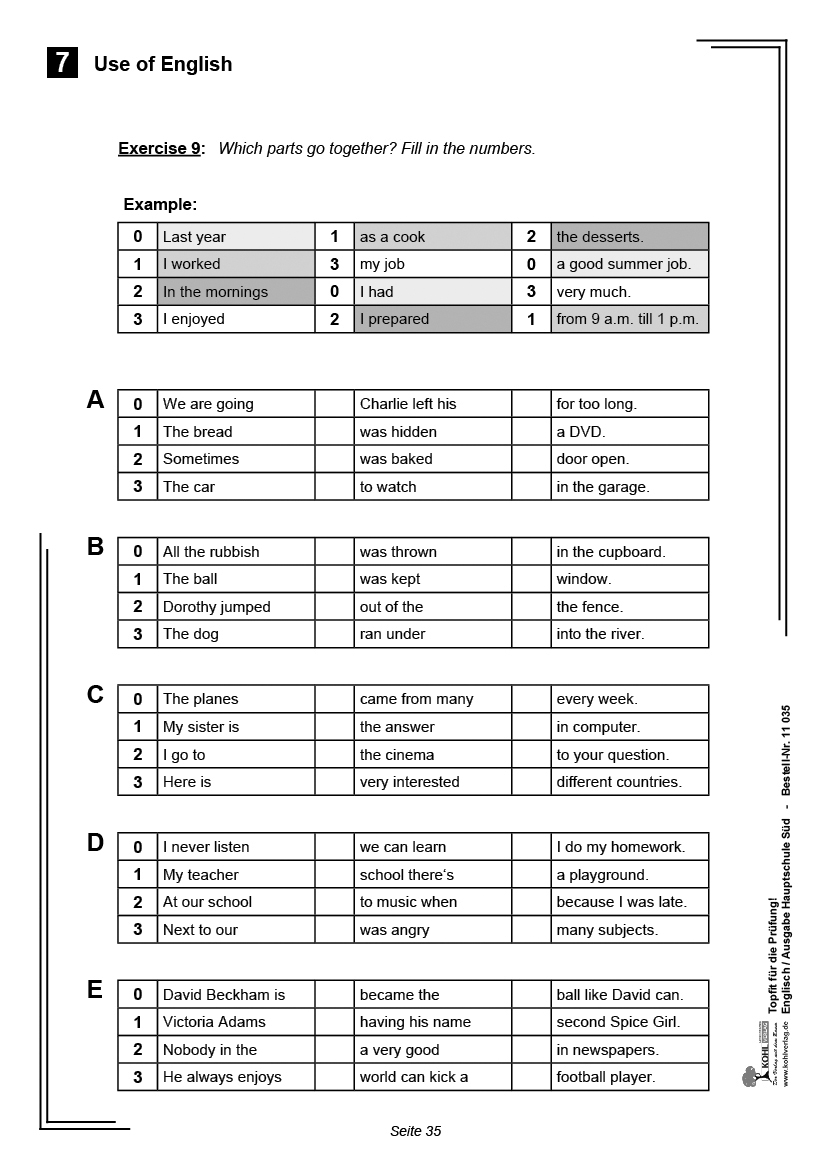 Topfit für die Prüfung - Englisch - Abschluss 9. Klasse (Ausgabe Hauptschule Süd)