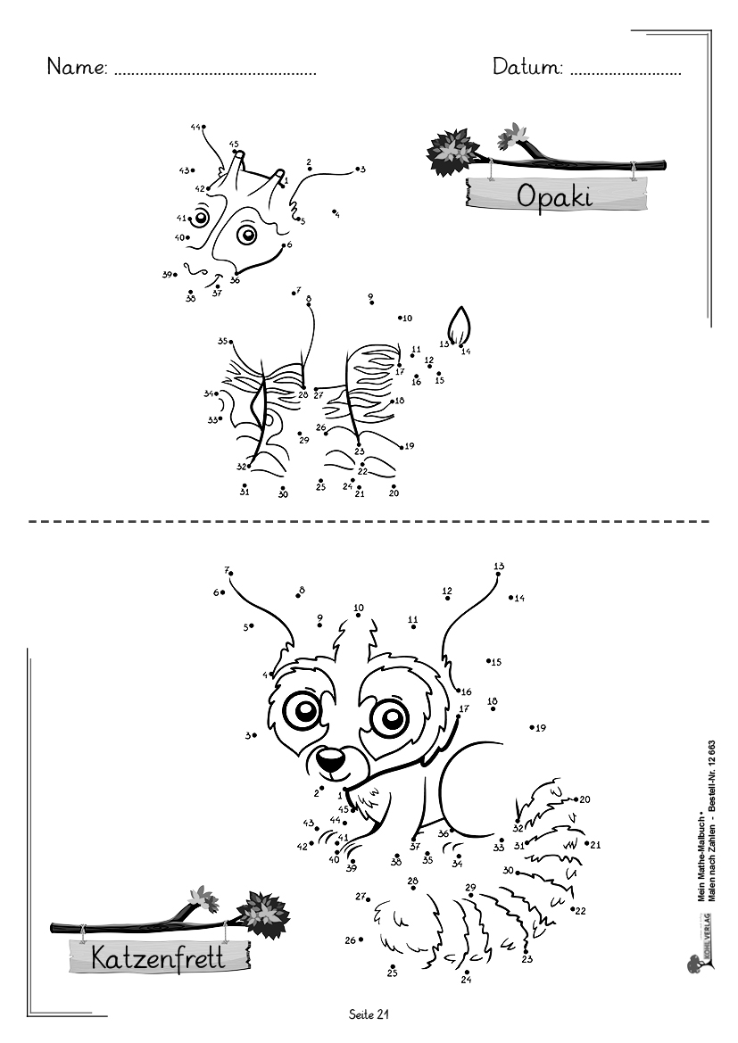 Mein Mathe-Malbuch / Band 3: Zahlenbilder