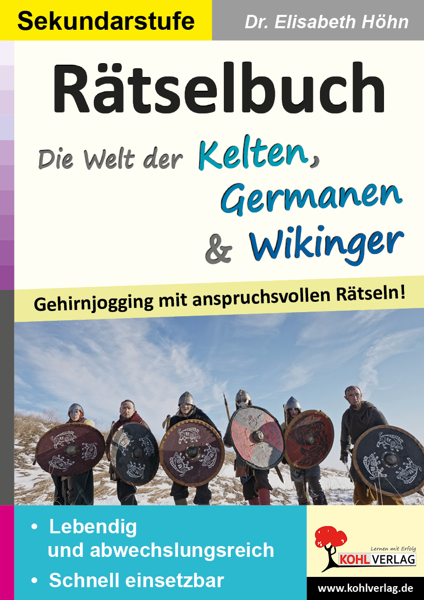 Rätselbuch Die Welt der Kelten, Germanen & Wikinger