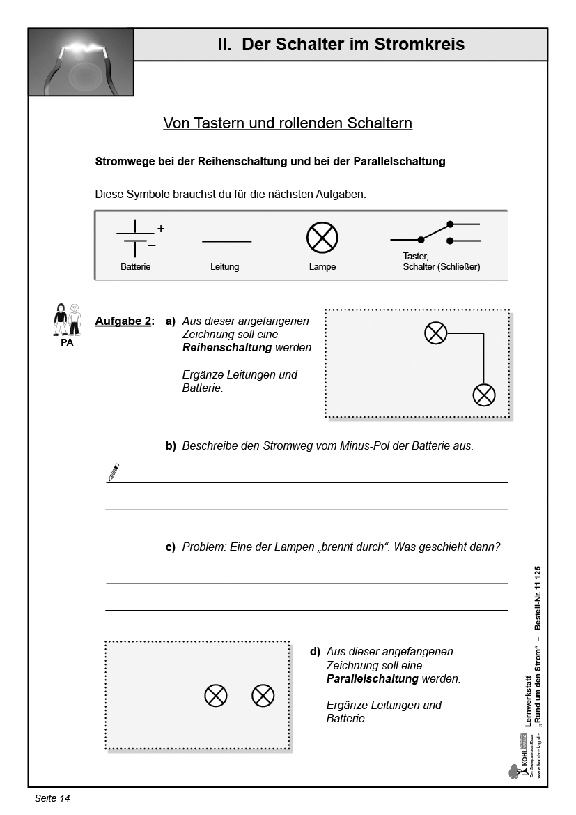 Lernwerkstatt Rund um den Strom