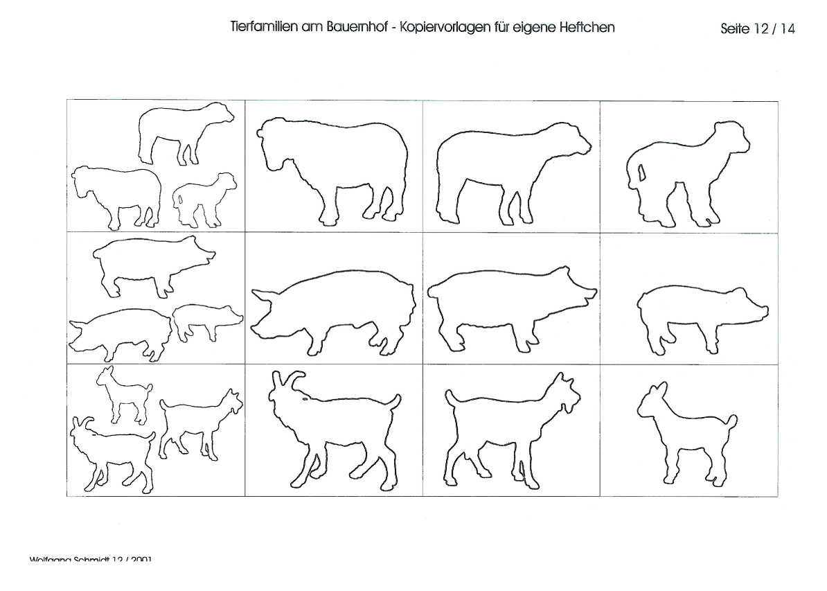 Tierfamilien