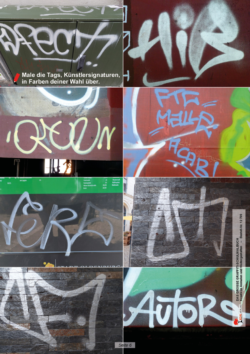 Das große Graffiti-Schulmalbuch