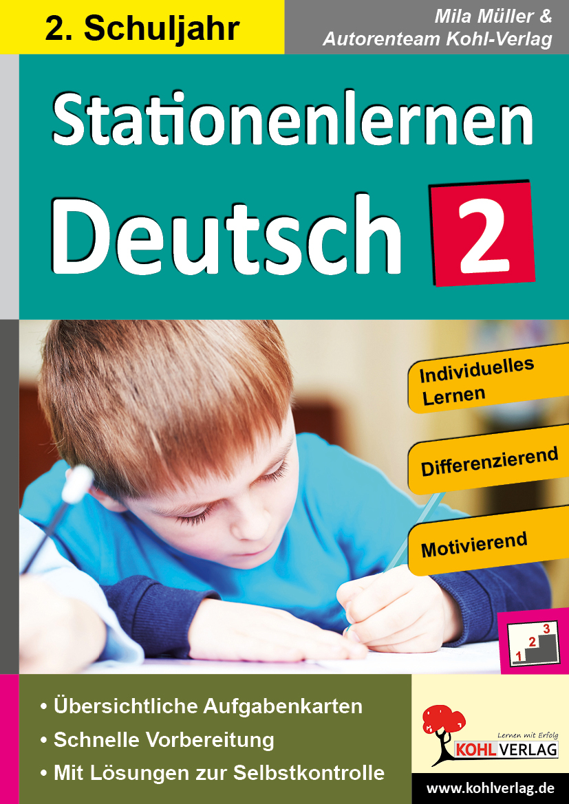 Stationenlernen Deutsch / Klasse 2