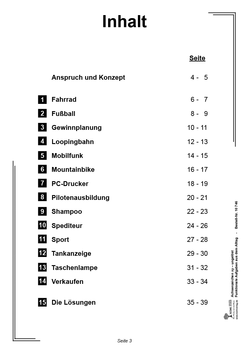 Achsenzeichen xy - ungelöst