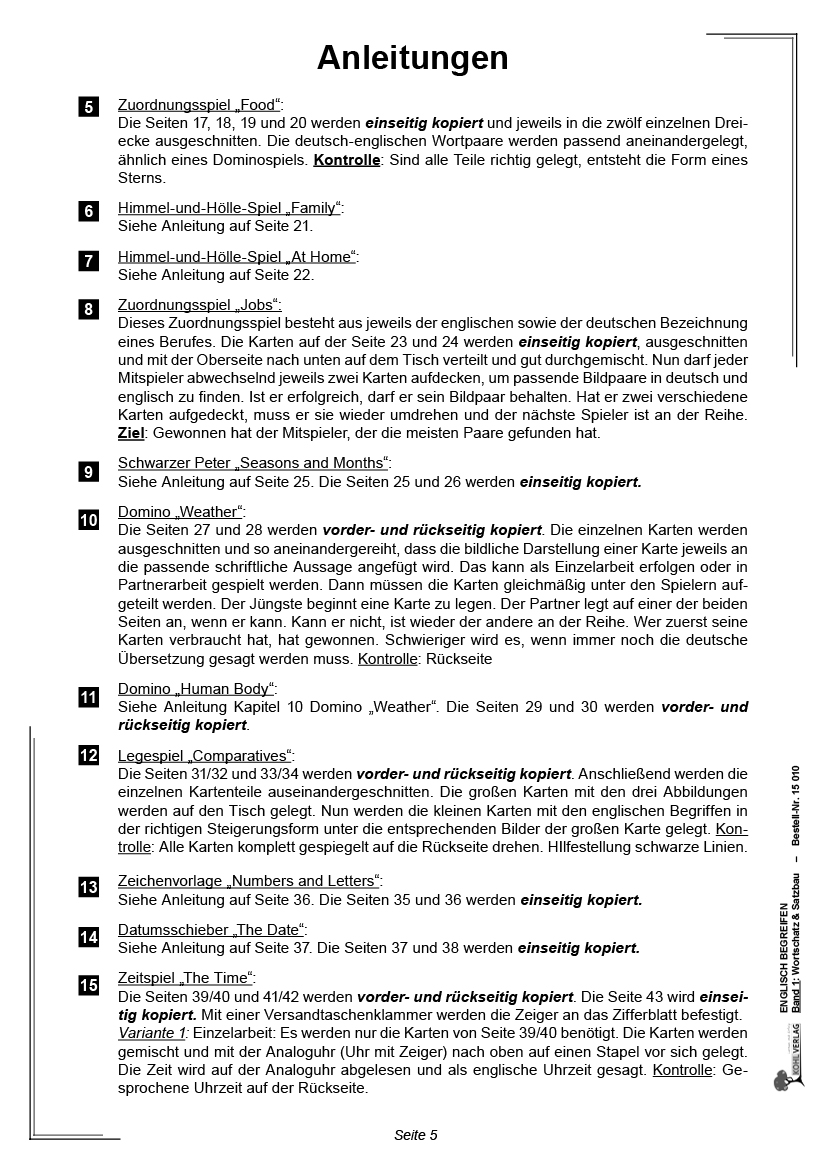 Englisch begreifen / Band 1: Wortschatz & Satzbau