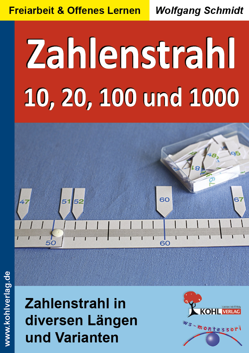 Zahlenstrahl 10, 20, 100 & 1000