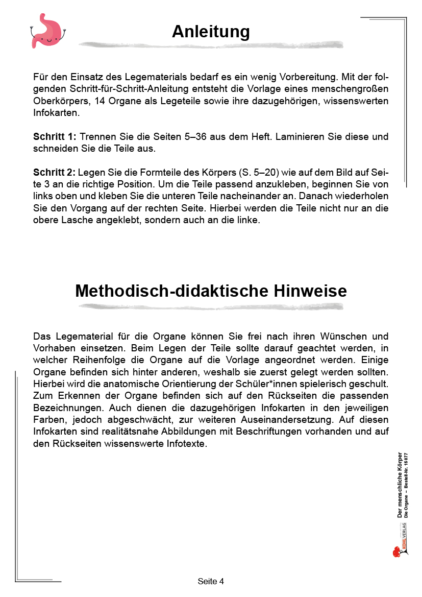 Der menschliche Körper / Band 1: Die Organe Der menschliche Körper / Band 1: Die Organe