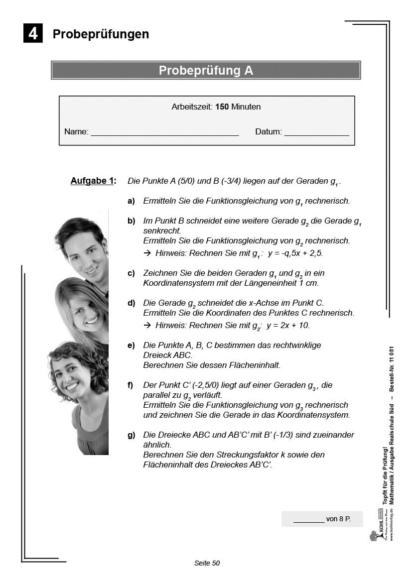 Topfit für die Prüfung / Mathematik