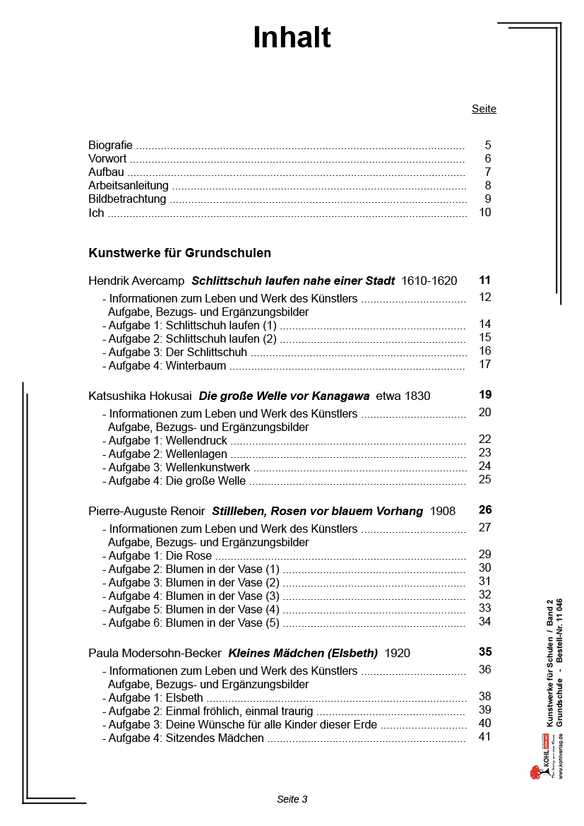 Kunstwerke für Schulen II