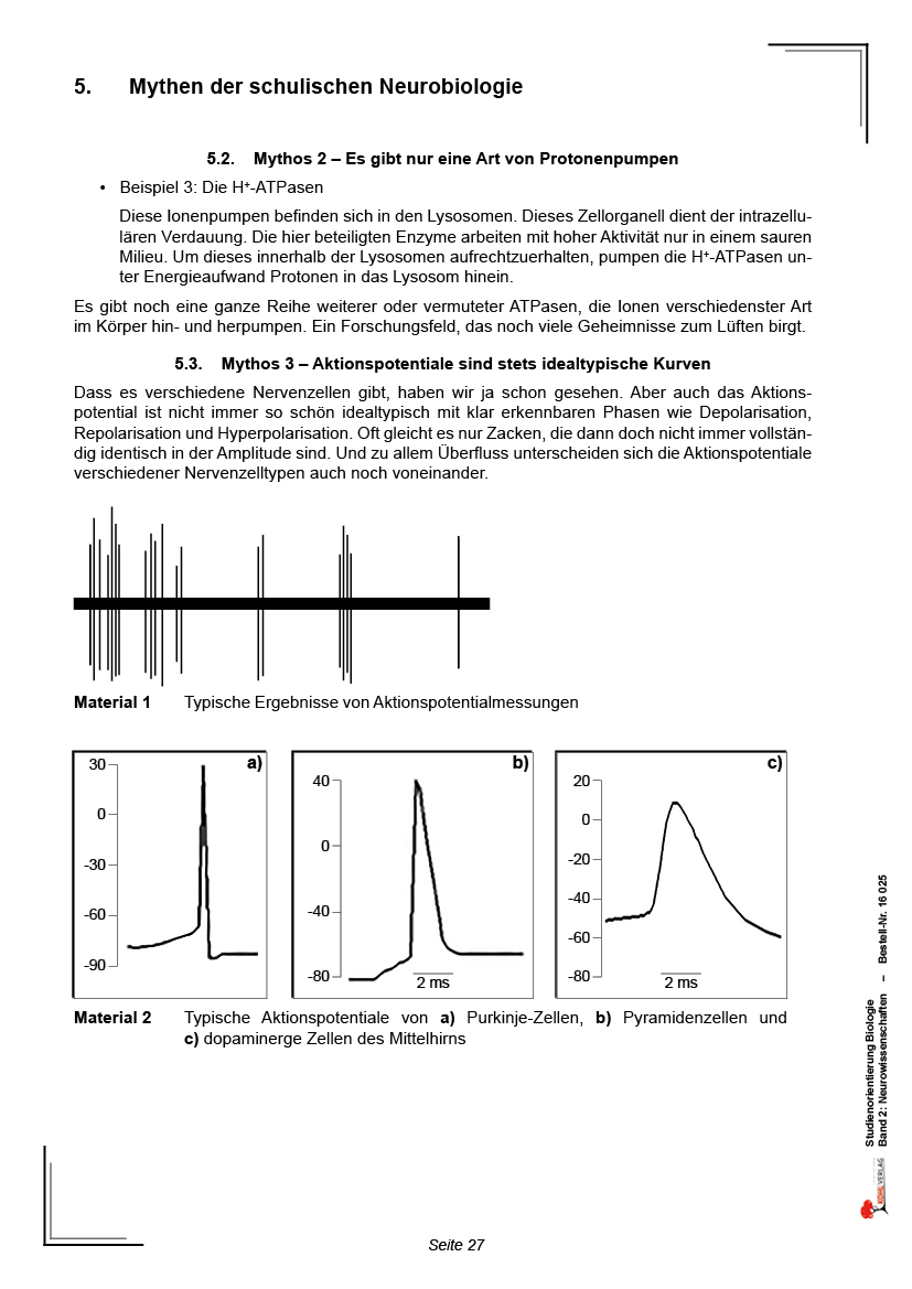 Studienorientierung Biologie - Band 2: Neurowissenschaften