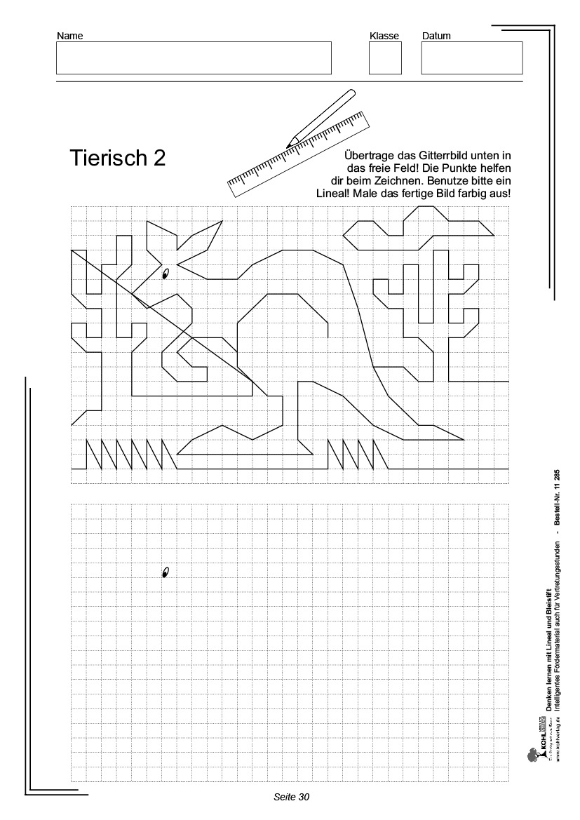 Denken lernen mit Lineal und Bleistift