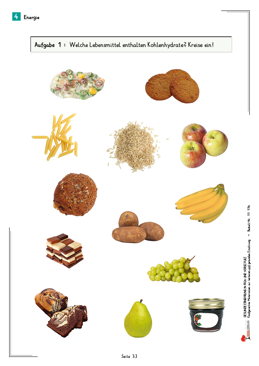 Gesunde Ernährung in Kindergarten und Vorschule - Kindgerechte