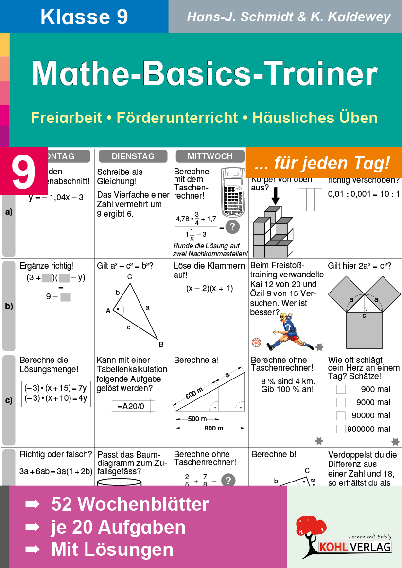 Mathe-Basics-Trainer / Klasse 9