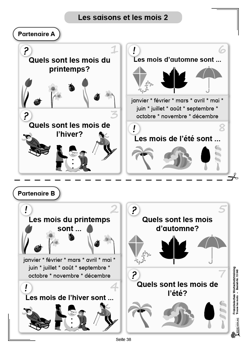 Französisches Wortschatztraining