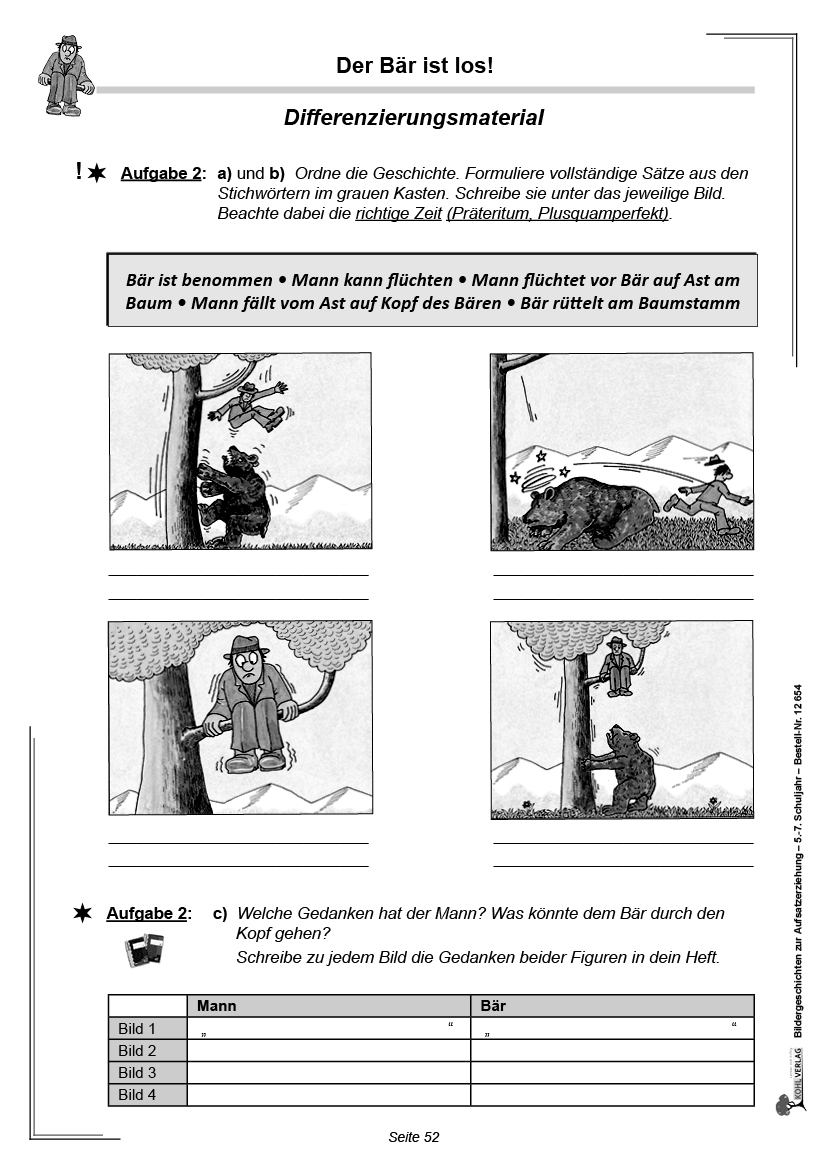 Bildergeschichten zur Aufsatzerziehung / Klasse 5-7