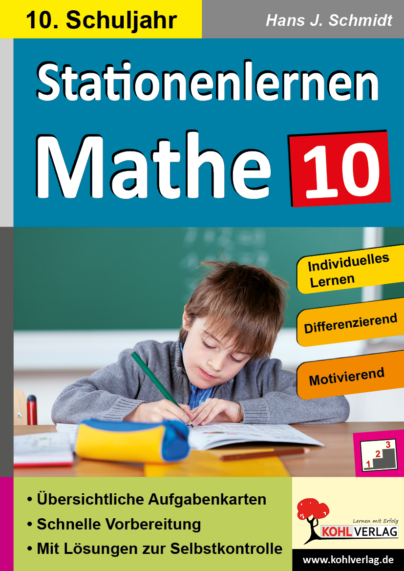 Stationenlernen Mathe / Klasse 10 - Komplett ausgearbeitetes Freiarbeitsmaterial im 10. Schuljahr