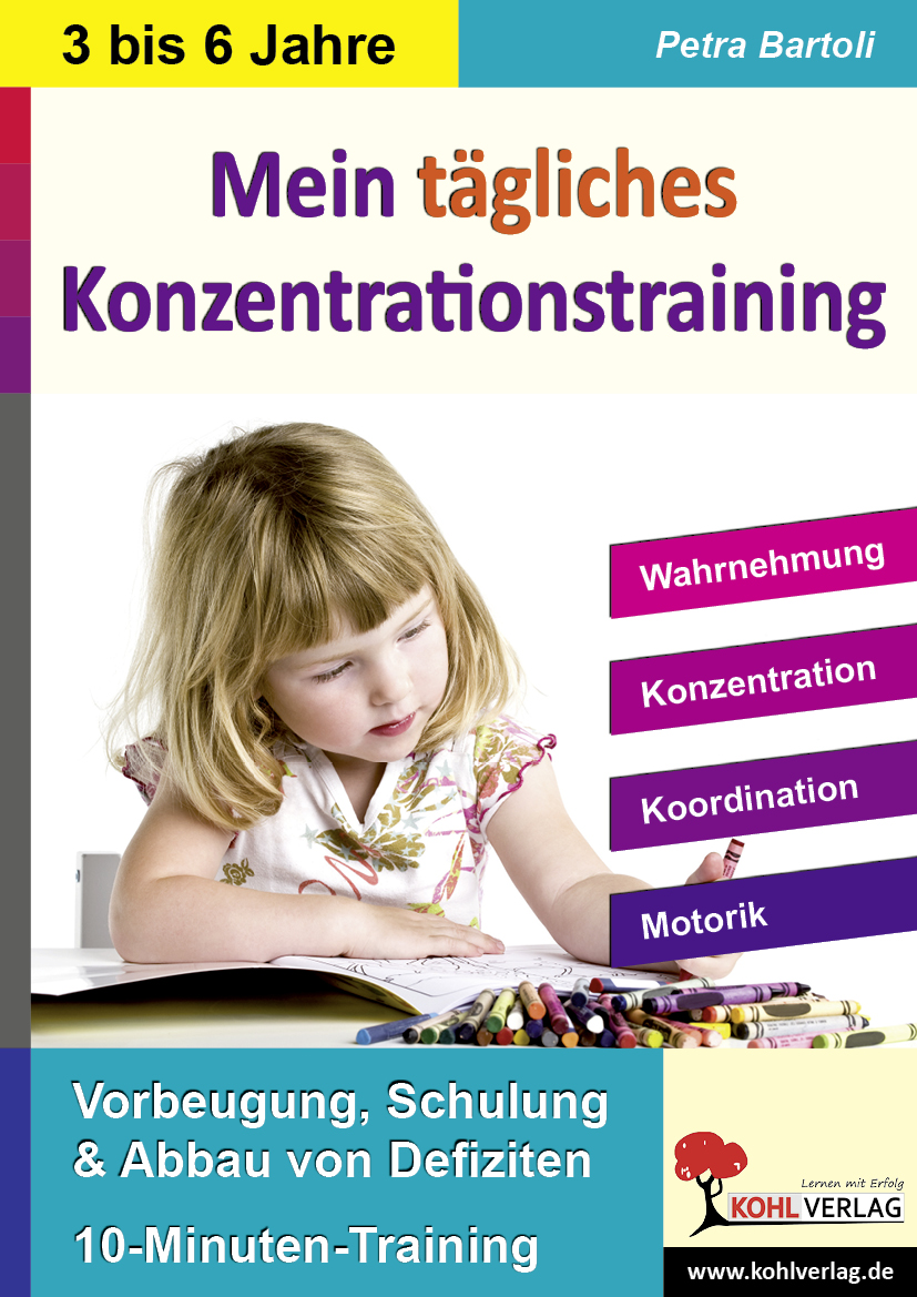 Mein tägliches Konzentrationstraining Kindergarten & Vorschule