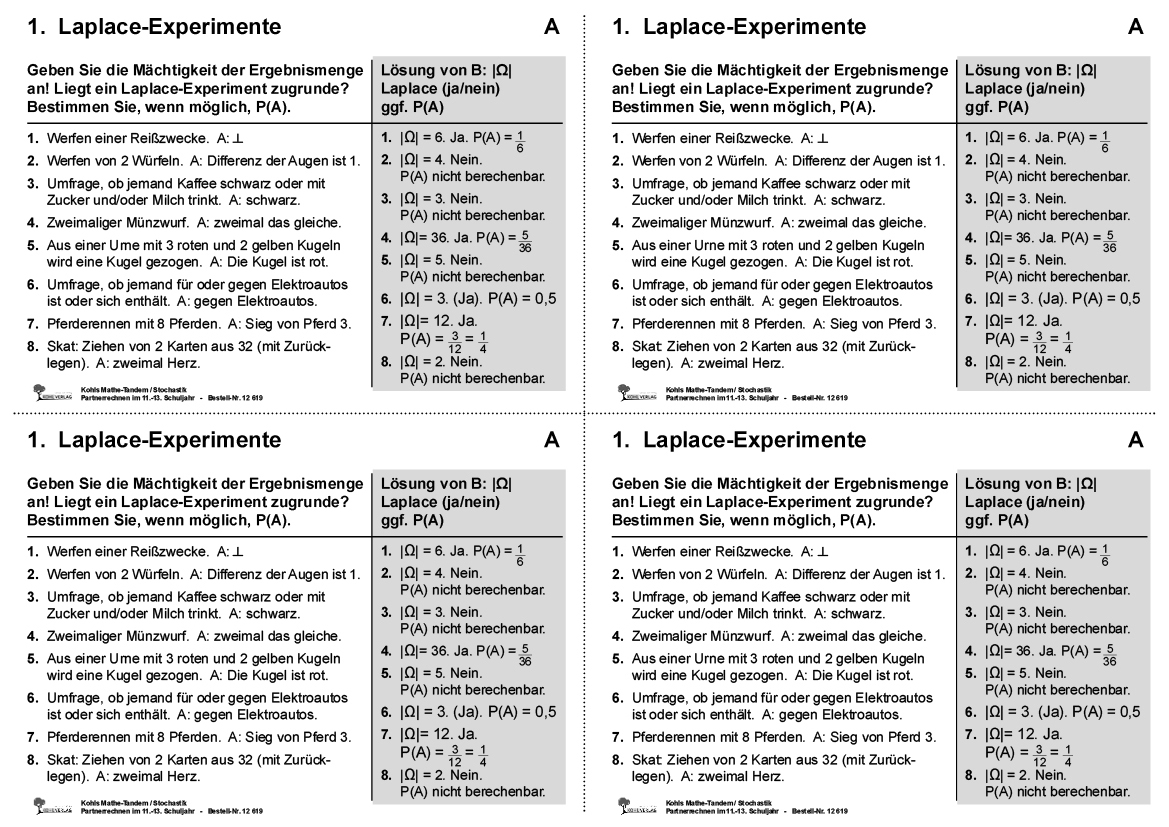 Kohls Mathe-Tandem / Stochastik