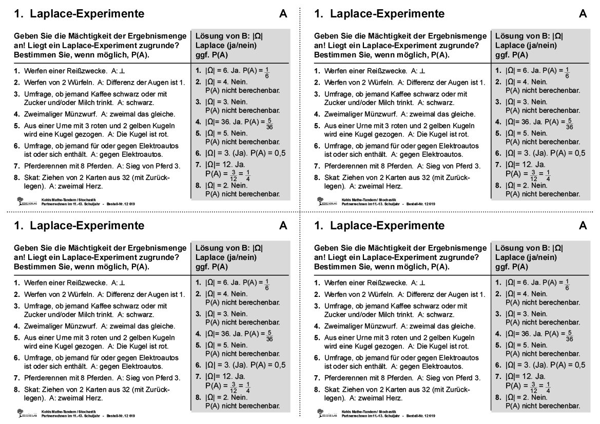 Kohls Mathe-Tandem / Stochastik