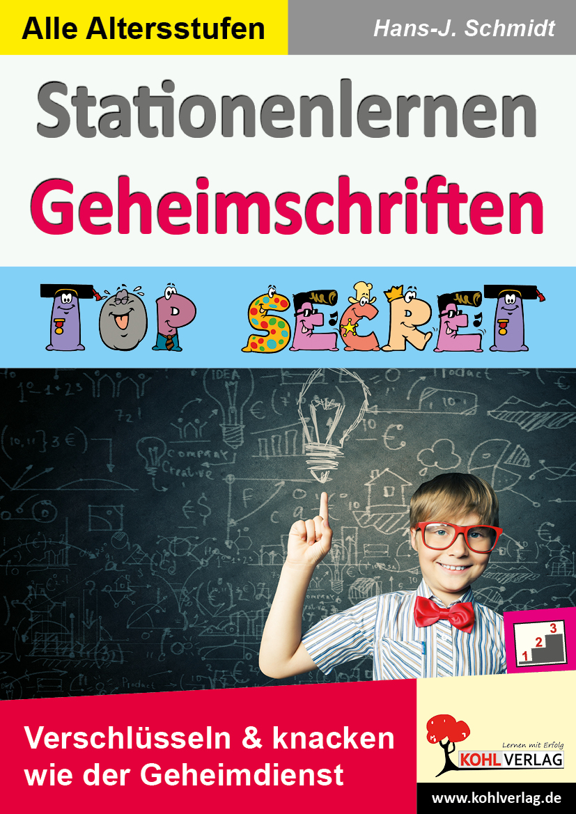 Stationenlernen Geheimschriften - TOP SECRET