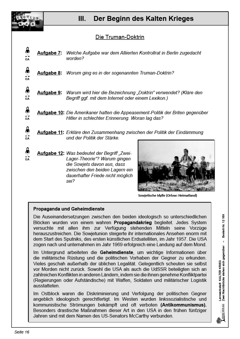 Lernwerkstatt Kalter Krieg Lernwerkstatt Kalter Krieg