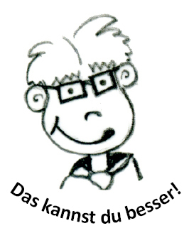 Stempel "Das kannst du besser!"