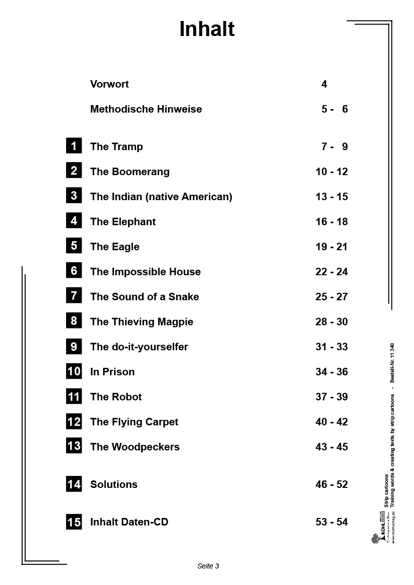 Englisch mit Bildergeschichten / Sekundarstufe