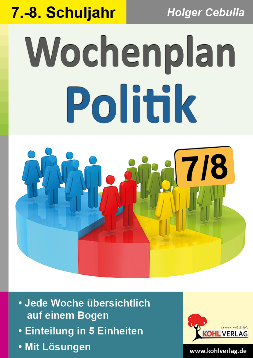 Wochenplan Politik / Klasse 7-8 Wochenplan Politik / Klasse 7-8